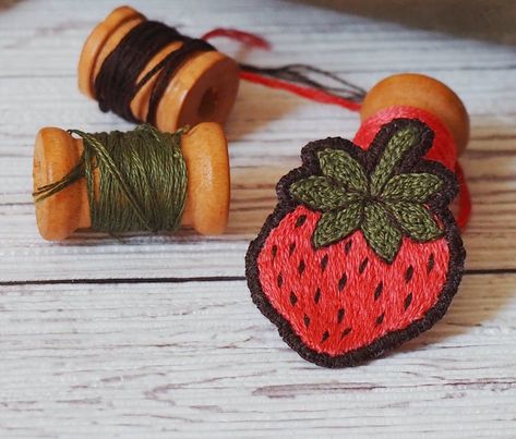 How to Make Your Own Embroidery Patches | DIY | LoveCrafts Embroider Patch Diy, Patch Embroidery Diy, Embroidery Badges Diy, How To Embroider A Patch By Hand, How To Embroider Patches, Embroidery Pins Diy, Embroidered Patch Ideas, How To Embroider A Patch, How To Make Embroidered Patches