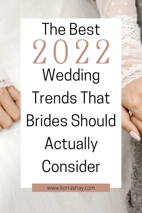 The best 2022 wedding trends that brides should consider! Looking for fun and modern wedding ideas? Then check out these 2022 wedding trends that we love!! Go Pro Wedding Ideas, Fun Wedding Trends, Modern Wedding Table Decor, Wedding Crossword Puzzle, Wedding Styles Themes, 2022 Wedding Trends, Popular Wedding Themes, Aesthetic Home Design, Wedding Ideas Romantic