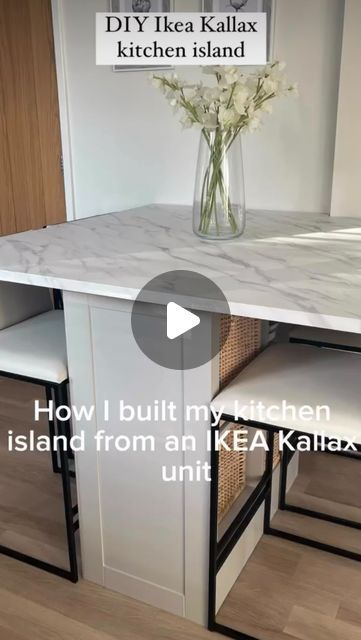 Ikea Hacks and Inspo on Instagram: "Yes or no?   Don’t forget to follow @ikeahacksandinspo for more creative ideas and inspiration. ✨🫶  Check out the stunning kitchen island transformation by @jillyshumblehome. 🤍  #ikeahacksdiy #ikeahack #ikeahacks #interiordesign #livingroom #livingroomdecor #kitchendesign #kitcheninspiration #kitchen #diy #home #homedecor #storage #ikeadeutschland #interiors" Ikea Rolling Island Hack, Diy Kitchen Island Ikea Hack, Ikea Kitchen Island Hack, Ikea Island Hack, Kitchen Island Hack, Ikea Island, Cabin Decor Ideas, Ikea Kitchen Island, Kitchen Island Ikea Hack