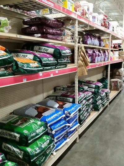 Horse Food Ideas, Feed Store Ideas, Tarah Dewitt, Dixieland Delight, Pet Store Design, Pet Store Ideas, Horse Food, Feed Store, Horse Information