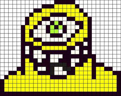 SUBTRONICS BABY Perler Bead Pattern | Bead Sprites | Characters Fuse Bead Patterns Drake Perler Beads, Perler Designs Rave, Small Subtronics Perler, Subtronics Perler Beads, Festival Perler Bead Patterns, Slander Perler Pattern, Fuse Bead Patterns Rave, Perler Bead Rave Patterns, Dj Perler Bead Patterns