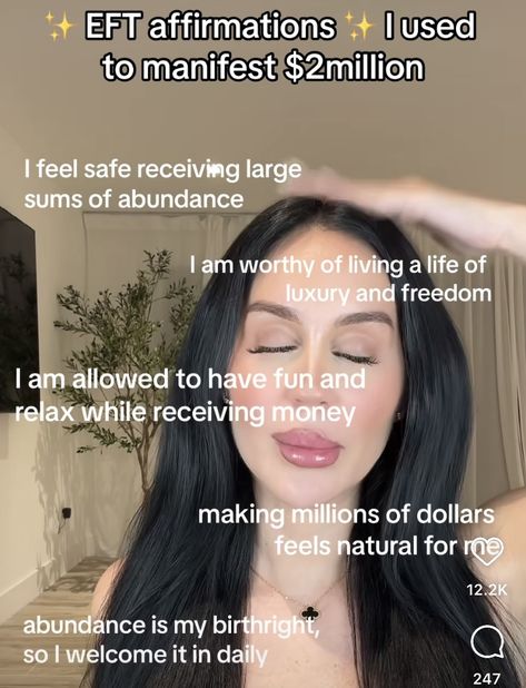 Money Affirmations Law Of Assumption, Eft Affirmations, Eft Therapy, Healing Affirmations, Manifesting Vision Board, Eft Tapping, Highest Self, Vision Board Affirmations, Law Of Assumption