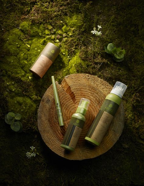 FORESTA cosmetics /  photography by sang-sik pang Product Photography In Forest, Moss Product Photography, Forest Product Photography, Social Media Packages, Blank Background, Forest Style, Cosmetics Photography, Beauty Ad, Winter Photoshoot