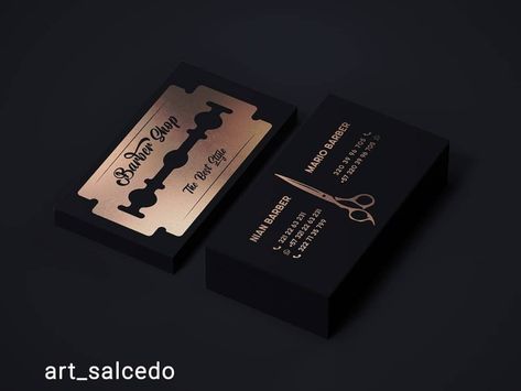 Card Barber Shop by Salcedo Barber Visit Card, Barbershop Visit Card, Barber Cards Business Design, Barber Business Cards Ideas, Barber Shop Logo Ideas, Barber Shop Business Cards, Barber Shop Logo, Barber Business Cards, Barber Haircuts