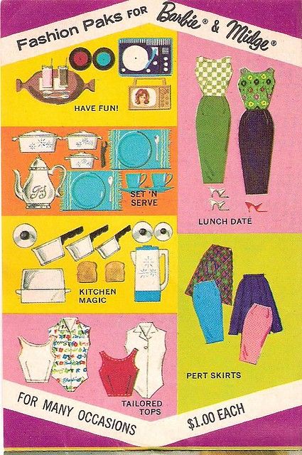 World of Barbie Fashions booklet 3 | Fashion Paks... | Matt | Flickr Barbie Town, Barbie Booklet, Barbie Items, Barbie Pics, Illustrated Recipes, Doll Kitchen, Mod Barbie, Ballet Doll, Childhood Things