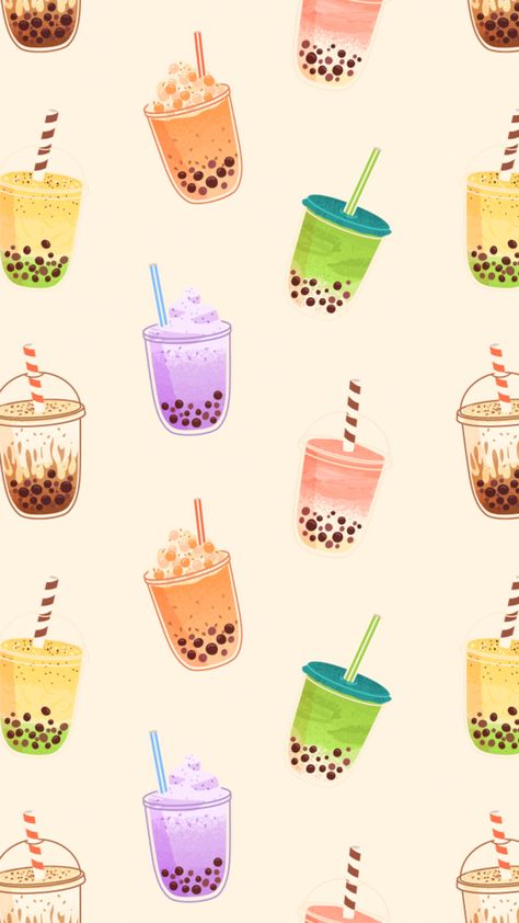 Milktea Wallpaper Pastel, Boba Tea Background, Boba Background Aesthetic, Bubble Tea Wallpaper Aesthetic, Boba Wallpapers Aesthetic, Boba Tea Aesthetic Wallpaper, Boba Background, Bubble Tea Wallpaper, Boba Tea Wallpaper