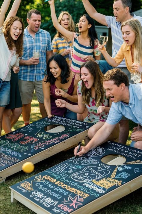 Top 15 Cornhole Boards DIY [Make Within Minutes] – craftydiyers.com Cornhole Scoreboard Diy, Cornhole Paint Ideas, Scoreboard Diy, Cornhole Party, Cornhole Boards Diy, Monogram Cornhole Boards, Cornhole Scoreboard, Diy Cornhole, Diy Cornhole Boards