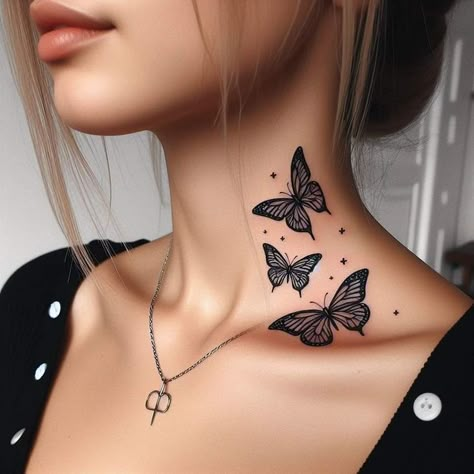 If you're looking for some inspiration for your next tattoo, or just want to see some of the most creative and well-done pieces out there, the subreddits r/tattoo and r/tattoos are the perfect places to start. Girly Hand Tattoos, Borboleta Tattoo, Catrina Tattoo, Unique Wrist Tattoos, Butterfly Tattoos For Women, Neck Tattoos Women, Hand Tattoos For Women, Pretty Tattoos For Women, Neck Tattoos