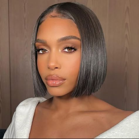 Lori Harvey Bob, Stage 5 Clinger, Waterfall Braid Hairstyle, Braid Hairstyle Ideas, Short Relaxed Hairstyles, Pencil Liner, Lori Harvey, Short Sassy Hair, Braid Hairstyle