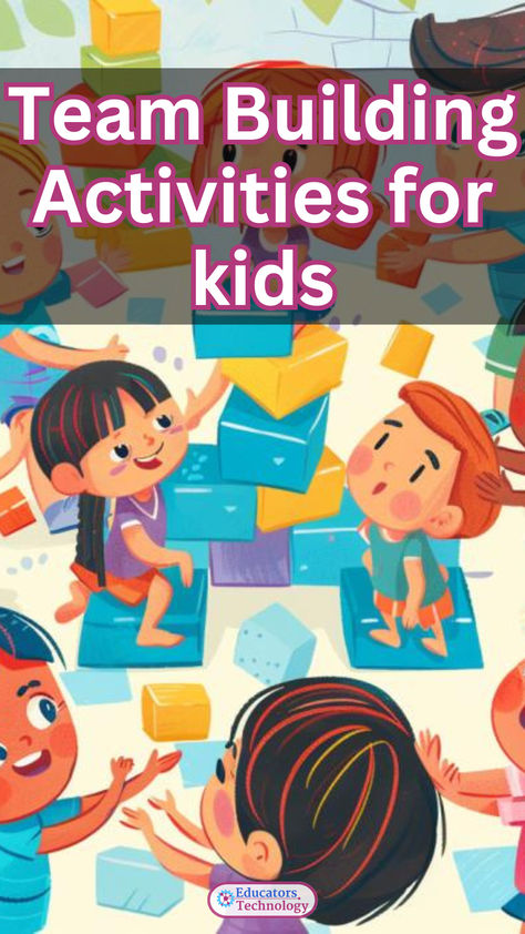 Check out this collection of creative team-building activities for kids! Perfect for classrooms or weekend groups, these games not only boost cooperation and communication but also promise loads of laughter and learning.  🚀✨ 
https://www.educatorstechnology.com/2023/07/team-building-activities-for-kids.html
#TeamBuilding #KidsActivities #EducationalGames Team Building Activities For Preschool, Team Building For Kids, Team Building Games For Kids, Team Building Activities For Kids, Cooperation Activities, Building Activities For Kids, Teamwork Activities, Building Games For Kids, Playful Parenting