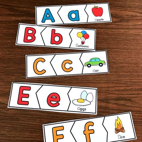 Alphabet Puzzle, Abc Phonics, Literacy Centers Kindergarten, Preschool Language, Preschool Alphabet, Abc Activities, Alphabet Puzzles, Alphabet Matching, Alphabet Games