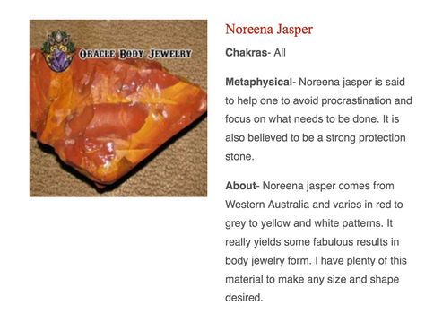 Noreena Jasper Noreena Jasper Meaning, Jasper Meaning, Noreena Jasper, Crystal Healing Stones, Protection Stones, Crystal Meanings, Healing Stones, Body Jewelry, Crystal Healing