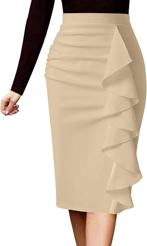 Office Cocktail Party, Fancy Skirts, Pencil Skirt Casual, Bodycon Pencil Skirt, Corporate Dress, Pencil Skirt Outfits, Dinner Dress Classy, Modest Dresses Casual, Business Party