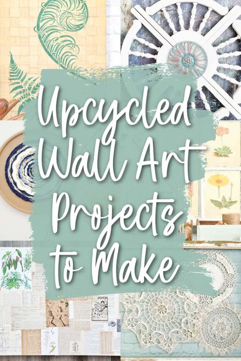 If you have a lot of empty wall space to fill, then you know how daunting a task that can be- let alone the cost! But with a few good upcycle ideas and some savvy thrift store shopping trips, you can create all sorts of DIY wall decor for your home. Seepage Wall Diy, Wall Scapes, Repurposed Wall Decor, Unexpected Wall Decor, Repurposed Frames Diy Wall Art, Upcycle Metal Wall Decor, Decorate A Blank Wall, Art And Craft Ideas For Adults Room Decor Wall Decorations, Diy Living Room Wall Decor