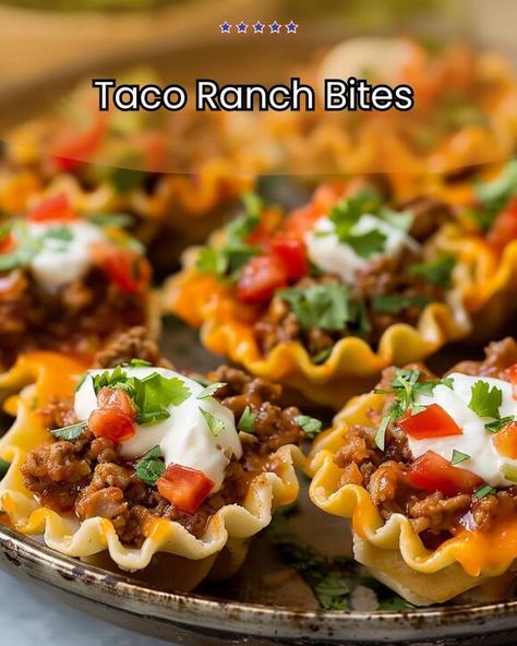 Taco Ranch Bites, Oils For Shingles, Essential Oils For Shingles, Chili Cheese Dog Casserole, Layered Taco Salads, Layered Taco, Taco Bites, Hush Puppies Recipe, Spinach Balls