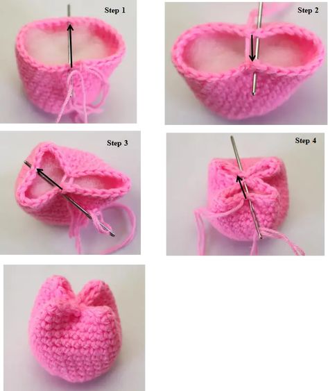 Easy Crochet Tulip flower for absolute beginner. - Dreamcrochets Crochet Patterns Tulip, Small Tulip Crochet Pattern, Pink Crochet Free Pattern, How To Crochet Tulips Tutorial, Flower Patterns Crochet, How To Crochet A Tulip Flower, Crochet Tulip Keychain Pattern, Easy Crochet Projects Amigurumi, Crochet Mini Tulips Pattern Free