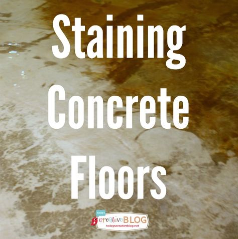 Staining and Etching Concrete Floors Spray Painting Door Knobs, Staining Concrete Floors, Clean Painting, Staining Concrete, Daylight Basement, Garage Boden, Concrete Stained Floors, Black Painting, Porch Steps