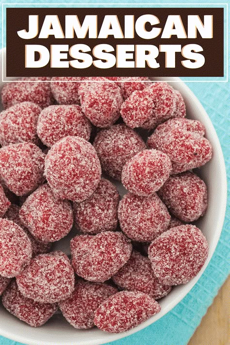 Looking for the best Jamaican desserts? From fried plantains to sweet potato pudding, take a trip to the islands with these traditional treats. Jamaican Coconut Drops, Jamaican Recipes Desserts, Callaloo Jamaican, Jamaican Pudding, Caribbean Snacks, Jamaican Dessert, Jamaican Dessert Recipes, Caribbean Desserts, Cajun Dessert Recipes