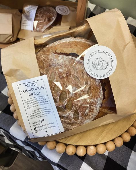 Just in! Great sourdough and herb focaccia bread! I know we will sell out of focaccia early,but she’ll bring us more tomorrow if you are all wanting some!! Comment below! Selling Bread At Farmers Market, Focaccia Bread Packaging, Sourdough Bread Farmers Market, Sourdough Bread Display, Artisan Food Packaging, Sourdough Market Display, Focaccia Packaging, Sourdough Business Names, Selling Sourdough Bread