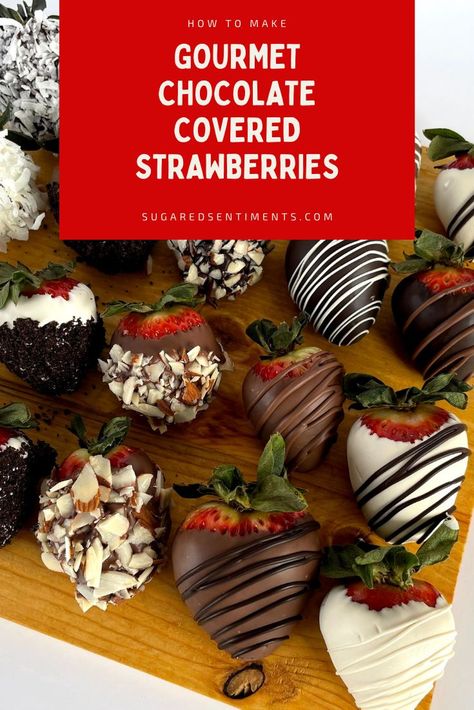 Making Gourmet Chocolate Covered Strawberries at home, the easy way!! Gourmet Chocolate Covered Strawberries, Working With Fondant, Dutch Butter Cake, Sugar Momma, Gourmet Chocolate, Baking Cookies, Covered Strawberries, Butter Cake, Chocolate Covered Strawberries