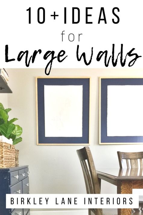 Large Wall Decor Ideas, Large Wall Decor Bedroom, Family Room Wall Decor, Large Wall Decor Living Room, Large Walls, Family Room Walls, Table Diy, Wall Decor Ideas, Large Wall Decor