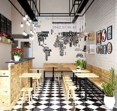 Small Restaurant Design, Simple Cafe, Mini Cafe, Small Coffee Shop, Bakery Design Interior, Small Cafe Design, Coffee Shop Interior Design, Small Restaurant, Cafe Shop Design