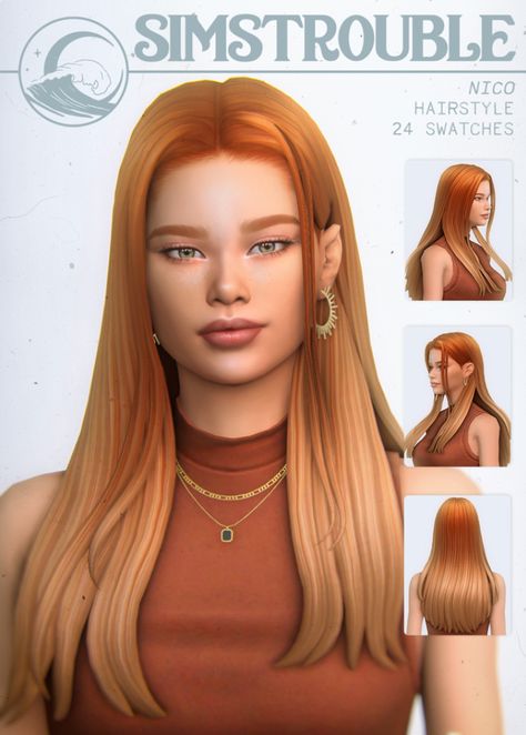 Straight Hair Sims 4 Cc Maxis Match, Patron Sims 4 Cc Hair, Sims Cc Straight Hair, Maxis Match Tops Sims 4, Sims 4 Maxis Match Straight Hair, Sims 4maxis Match Hair, Sims Straight Hair, Aot Sims 4 Cc, Sims 4 Cc Hair Female Long Straight