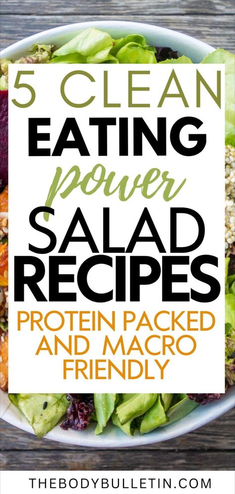 A vibrant salad and collection of healthy salad recipes featuring clean eating power salad recipes and macro salad recipes for balanced nutrition. Perfect for those seeking healthy salad recipes for lunch or dinner, with easy salad ideas and superfood salads full of protein. Detox Salad Recipes Clean Eating, Detox Lunch Recipes, Minimally Processed Recipes, Detox Foods Meals, Power Salad Recipes, Salad Cleanse, Macro Salad, Salad Recipes Clean Eating, Healthy Salads Clean Eating