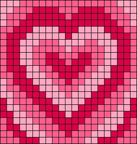 Cross Stitch Heart, Alpha Pattern, Friendship Bracelet, Blossom, Cross Stitch, Bubbles, Bracelet, Pattern