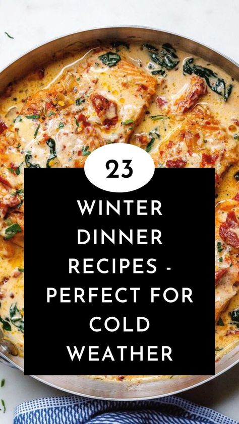 Winter Dinner Recipes Quick Winter Dinner Recipes, Winter Lunch, Winter Dinner Party, Winter Warmers Recipes, Sunday Dinner Recipes, Cold Weather Food, Winter Dishes, Winter Comfort Food, Sunday Recipes