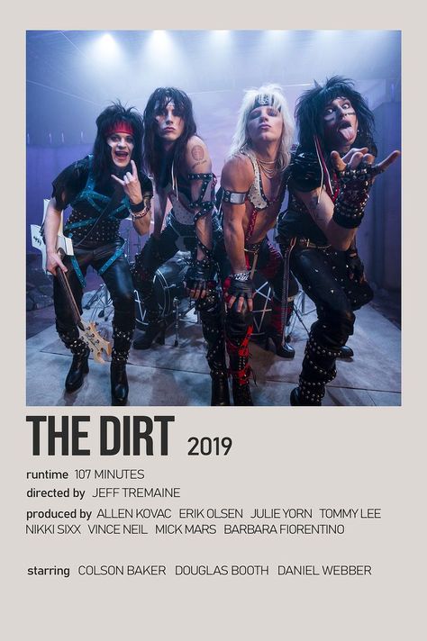 Motley Crüe Poster, Motley Crue Poster Vintage, The Dirt Wallpaper, Abbie Core, Motley Crue Poster, Netflix Subscription, Motley Crüe, Rock Band Posters, Polaroid Poster