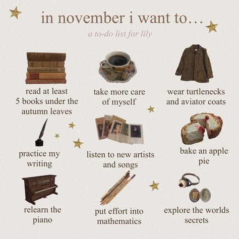 Dark Autumn Bucket List, Autumn Magic Aesthetic, Witchy Autumn Aesthetic, November Vibes Aesthetic, Dark Academia Autumn, November Vibes, Autumn Bucket List, Classe Harry Potter, November Aesthetic