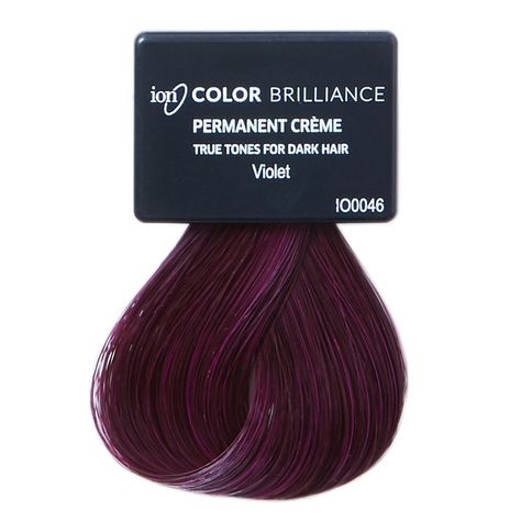 Ion True Tones for Dark Hair Permanent Crème Hair Color | Permanent Creme Hair Color | Sally Beauty Sally Beauty Supply Hair Color Burgundy, Ion Hair Color Chart, Sally Beauty Supply Hair Color, Hair Color Violet, Color For Dark Hair, Dark Violet Hair, Deep Plum Hair, Ion Hair Colors, Ion Color Brilliance