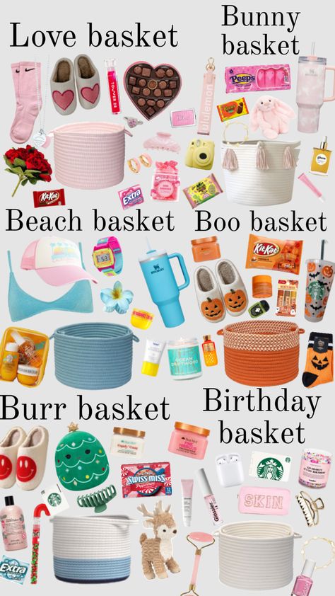 Basket Ideas, Not Mine, Baskets, Christmas, White