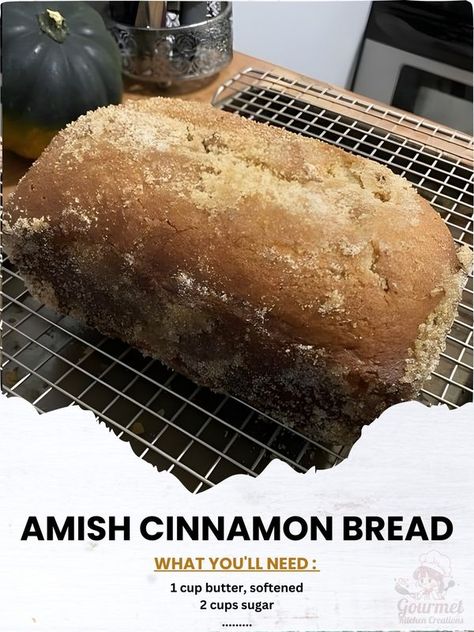 Grandma's favorite recipes | Amish Cinnamon Bread | Facebook Amish Cinnamon Bread, Cinnamon Bread Recipe, Grandma Cooking, Cinnamon Swirl Bread, Sugar Donut, Cinnamon Sugar Donuts, Swirled Bread, Loaf Of Bread, Breakfast Pastries