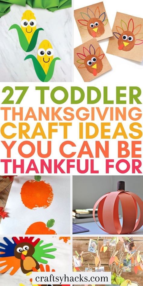 Your kids can easily have more fun getting creative this thanksgiving when they make any of these fantastic thanksgiving crafts for toddlers. These incredible toddler craft ideas are perfect to make with your children. Who doesn't love some holiday crafting! Thankful Crafts, Thanksgiving Arts And Crafts, Toddler Craft Ideas, Thanksgiving Art Projects, Turkey Crafts Kids, Thanksgiving Crafts For Toddlers, Thanksgiving Toddler, Fun Thanksgiving Crafts, Thanksgiving Crafts Preschool