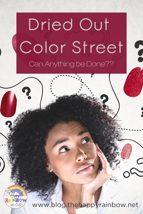 Learn how to revive dried out Color Street with these ideas Nourish The Need Color Street, Color Street Makeup, Color Street Manicures, Color Street Head Over Claws, Head Over Claws Color Street, Color Street Manicure Ideas, How To Apply Color Street Nails, Color Street Nail Design Ideas, Color Street Hacks