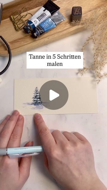 Watercolor Tips, Painting Christmas, Watercolor Lessons, Watercolor Tutorials, Painting And Drawing, Watercolor Christmas, Watercolor Ideas, Easy Watercolor, Watercolour Tutorials