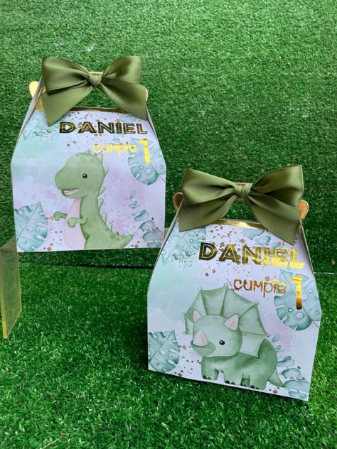 Dino Bebe, Baby Dinosaur Party, Hampers Idea, Party Boxes, Selling On Instagram, Baby Dinosaur, Custom Party Favors, Baby Dino, Box Lunch