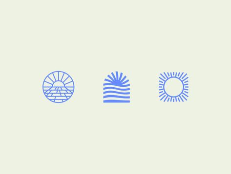 Sun Symbols, Sunrise Logo, Sea Logo, Logo Design Inspiration Vintage, Surf Logo, Boutique Logo Design, Logo Design Inspiration Creative, Website Logo Design, Sun Illustration