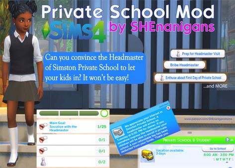 The Sims 4 Private School, Sims4 Birthday Party Cc, Sims 4 Netflix And Chill Mod, Sims 4 Cc Mods Gameplay School, Private School Mod Sims 4, Sims 4 Cc School Mod, School Mods Sims 4, Sims 4 Mods School, Sims 4 Private School Mod