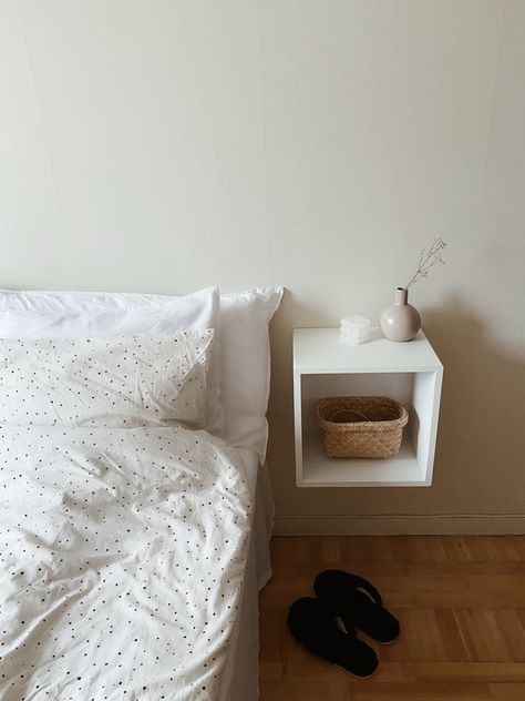 Ikea Eket Bedside Table, Eket Bedside Table, Ikea Eket Nightstand, Ikea Eket Bedroom, Eket Nightstand, Bed Side Shelf, Ikea Nightstand, Ikea Eket, Floating Bedside Table