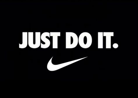 Just Do It. Just Do It Poster, Cute Soccer Couples, Just Do It Logo, Just Do It Later, Soccer Couples, Just Do It Wallpapers, Graphic Design University, Just Do It Nike, Deco Room