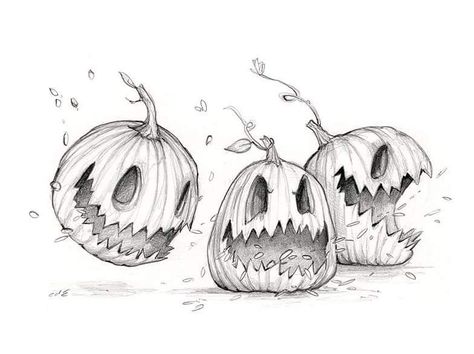 Creepy Pumpkin Drawing, Jack O Lantern Drawing, Trippy Tattoo Ideas, Pumpkin Sketch, Trippy Tattoo, Art Deco Tattoo, Gothic Tattoos, Pumpkin Tattoo, Ceramic Halloween