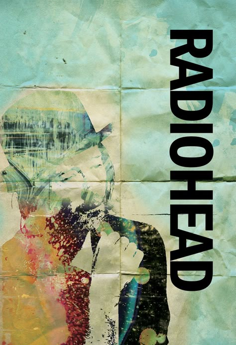 Grunge Wall Decor, Radiohead Poster, Arte Punk, Thom Yorke, Grunge Art, Rock Posters, Meal Deal, Band Posters, Radiohead