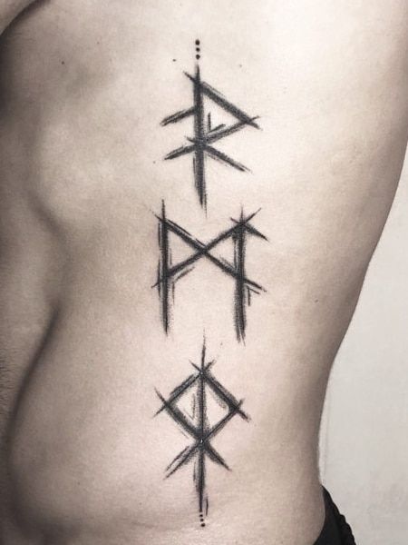 25 Badass Viking Tattoos Ideas for Men (2021) - The Trend Spotter Minimalist Tatoos Aesthetic Men, Jormangundr Tattoo, Small Wolf Tattoo Men, Small Viking Tattoos For Men, Viking Tattoos Ideas, Tats Meaningful, Berserker Tattoo, Viking Compass Tattoo, Yggdrasil Tattoo