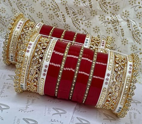 AD Bridal Chura DM us or Watsapp @ 7508300898 to place order Or Visit our website 👉🏻 www.bridalchuda.com Full Customisation AVAILABLE 👍🏻 Worldwide Delivery AVAILABLE 📦🌍 #patialaweddinggallery #aadvibridalchura #designerchura #bangles #traditional #modernjewelry #modernfashion #pakistaniwedding #indianbrides #punjabichuda #designerbangles #banglesset #indianwedding #churadesigns #choorha #chooda #trendingnow #adchura #kundan #adbangles #banglescollection #adbanglescollection #americandiamo... Choda Design, Bridal Chura Latest Punjabi, Latest Chooda Designs Brides, Homemade Hair Treatments, Wedding Jewelry Sets Bridal Jewellery, Bridal Chura, Homemade Hair, Mehndi Designs Front Hand, Bridal Accessories Jewelry