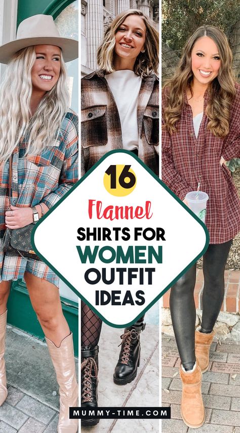 Flannel shirts: the ultimate wardrobe staple! 🌼👕 Explore versatile outfit ideas that showcase how to wear flannel for any occasion. Perfect for transitioning from day to night while keeping cozy! Save this pin for your go-to flannel style inspiration! 📌❤️ Womens Flannel Shirt Outfits, Flannel Outfit Women, Outfit With Flannel, Styling A Flannel, Short Sleeve Shirt Outfit, Flannel Outfits Fall, Flannel Shirt Outfit, Shirt Outfit Ideas, Flannel Style