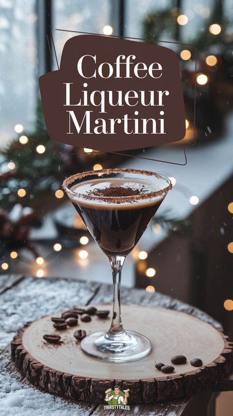 "Indulge in the rich flavors of our Coffee Liqueur Martini Cocktail Recipe! This Sweet Espresso Martini combines the bold taste of coffee liqueur with the smoothness of a classic martini. Perfect for coffee lovers, this Espresso Martini Recipe is a must-try for your next gathering. Discover the best cocktail recipes and elevate your drink game with this delicious Coffee Martini. For a fun twist, try our Frozen Cocktails version! Cheers to the perfect blend of coffee and cocktails!" Martini Recipes Sweet, Drinks With Coffee Liquor, Coffee Liquor Drinks, Coffee Martini Recipe, Martini Recipes Easy, Coffee Martini, Coffee Liqueur Recipe, Liqueur Drinks, Espresso Martini Recipe