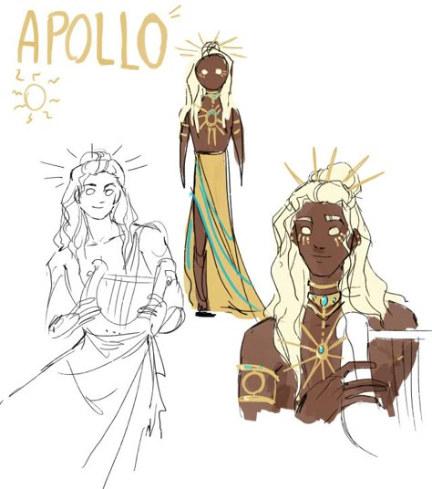 Epic The Musical Designs, Polities And Odysseus, Apollo Character Design, Greek Character Design, Apollo And Hermes, Apollo Fanart, Apollo Design, Hermes And Apollo, Greek Mythology Characters